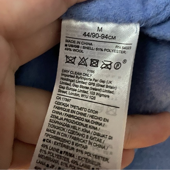 Women’s Banana Republic Double Faced Top Coat - Picture 4 of 4